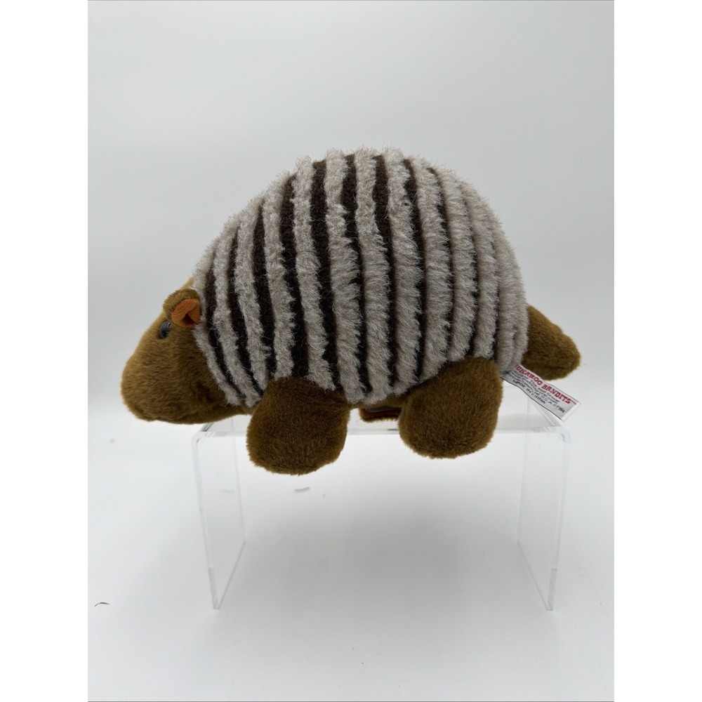 Buckaroo Bandits Armadillo 2016 12" Plush Stuffed Animal w/ Pouch NO Baby EUC